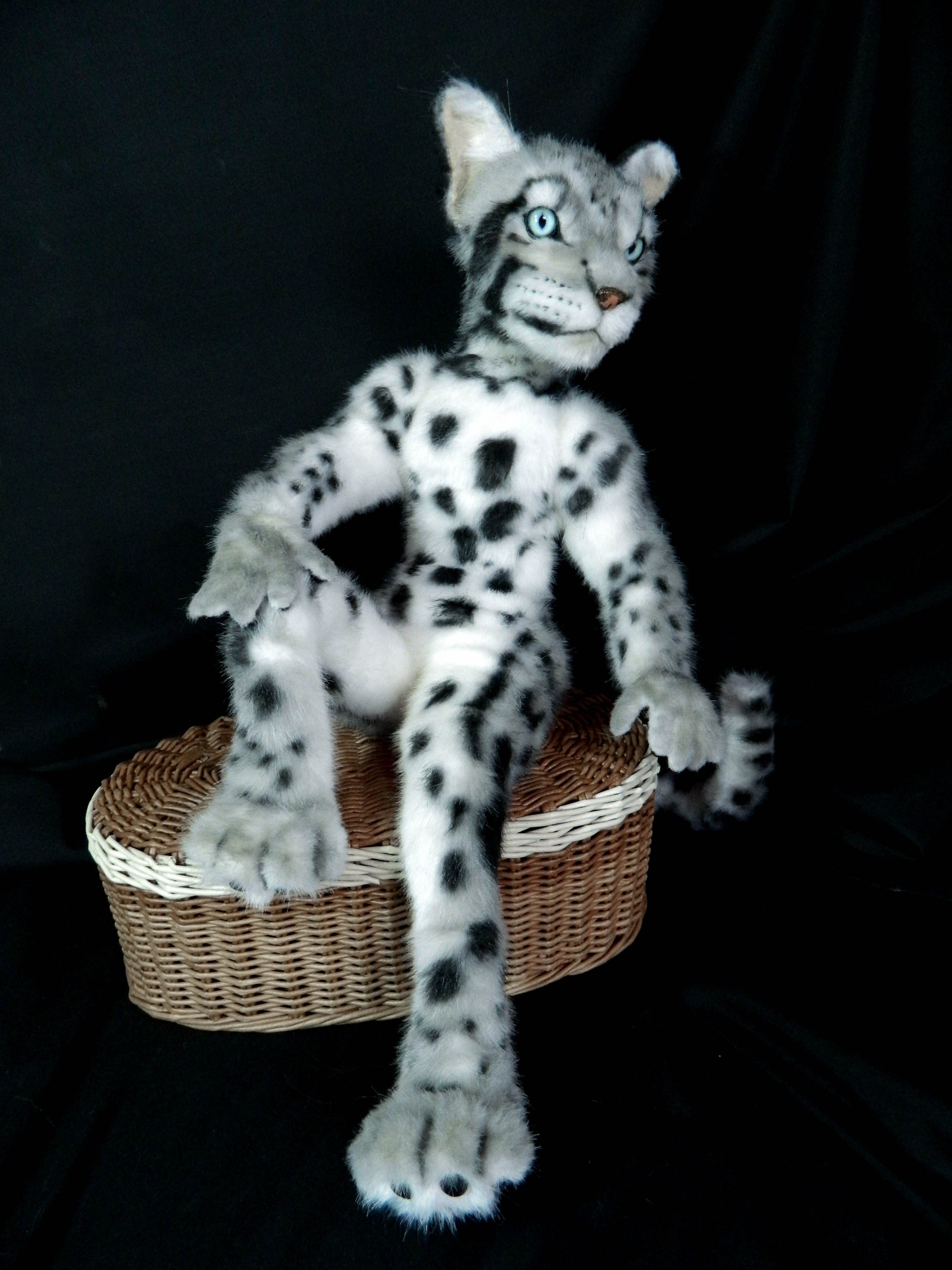 Clouded Leopard Stuffed Animal. Poseable Realistic Wild | Etsy