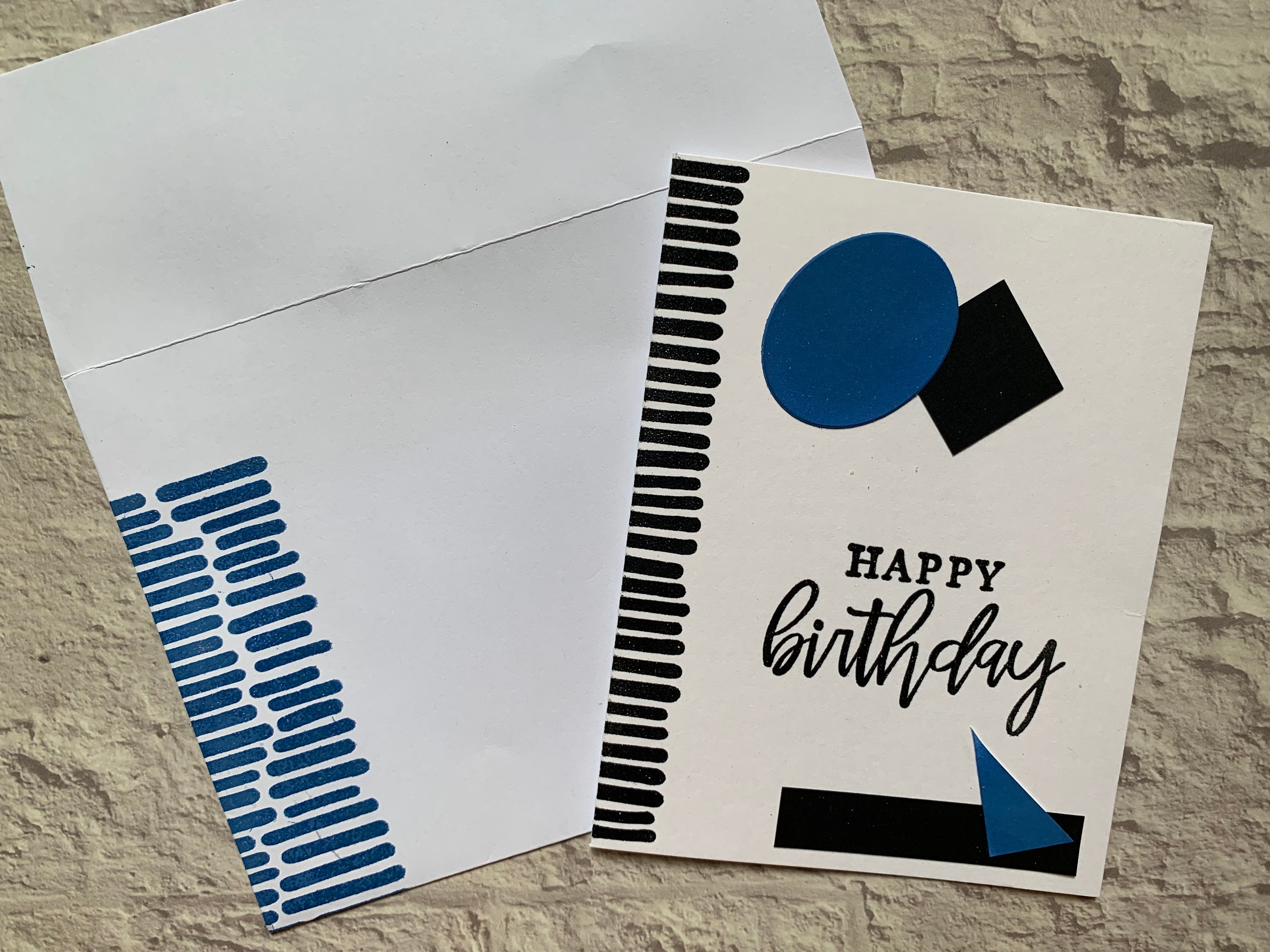 Masculine Handmade Happy Birthday Cards Set of 3 Birthday - Etsy