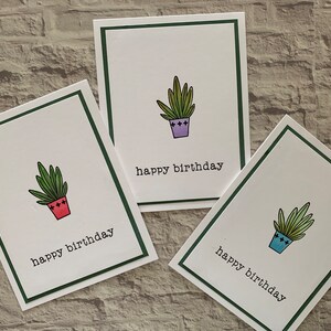 Conjunto de 3 cartões de aniversário masculinos ou minimalistas. Conjunto de 3 cartões de feliz aniversário feitos à mão. Conjunto simples de cartões de feliz aniversário.