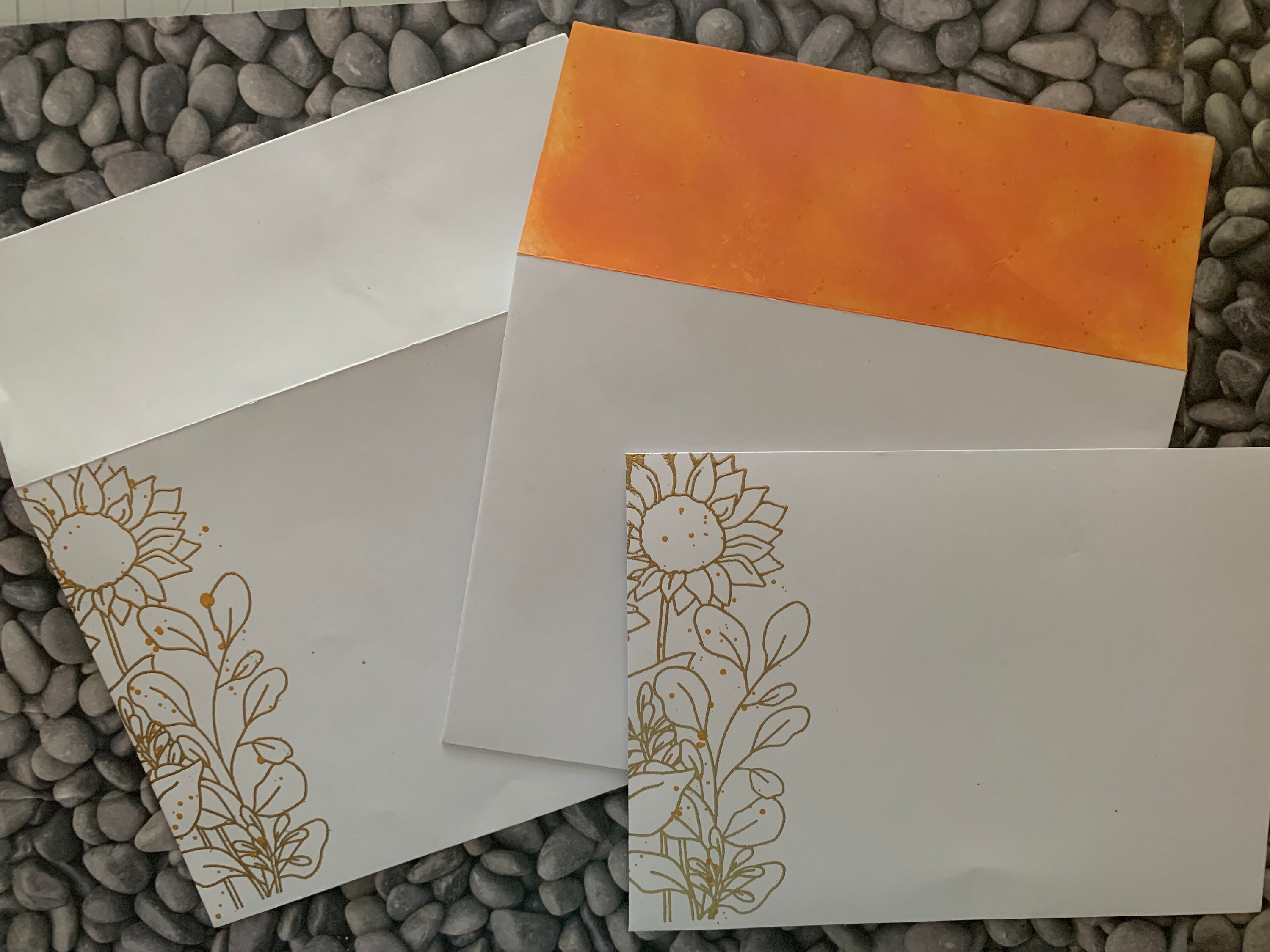 Watercolor Sunflower Birthday Card Set: Hand-painted Floral Cards - Etsy