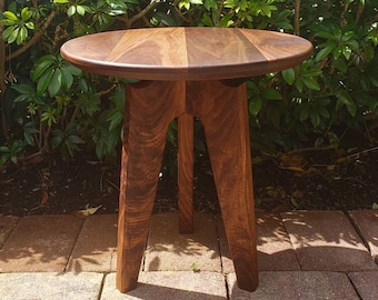 Black walnut side table