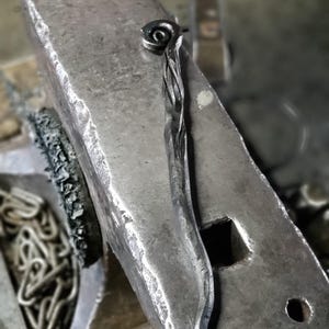 Witchcraft Spellwork Magick Spells Wand Iron Handheld Magic Altar Handmade Forge Steel