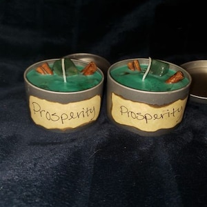 Prosperity Abundance Money Spell Candle