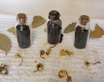Iron blacksmith, dust iron flakes protection dust grounding dust witchcraft spellwork iron