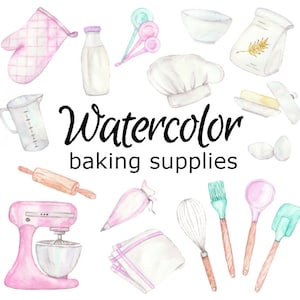 水彩画クリップアート、ベーキング用品、スクラップブッキング、クック、png、グラフィックス、水彩画、イラスト、スケッチ、絵画、クリップアート、キッチン、食品ツール
