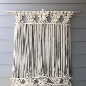 Macrame Wall Hanging - Geo | Macrame Cord | Boho Macrame | Wall Art | Modern Macrame | Boho wall hanging wall decor | Macrame Tapestry
