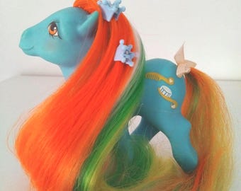 マイリトルポニー G1 "ツイストテール" ブラシ＆グローポニー（英国・ヨーロッパ限定版）1987年