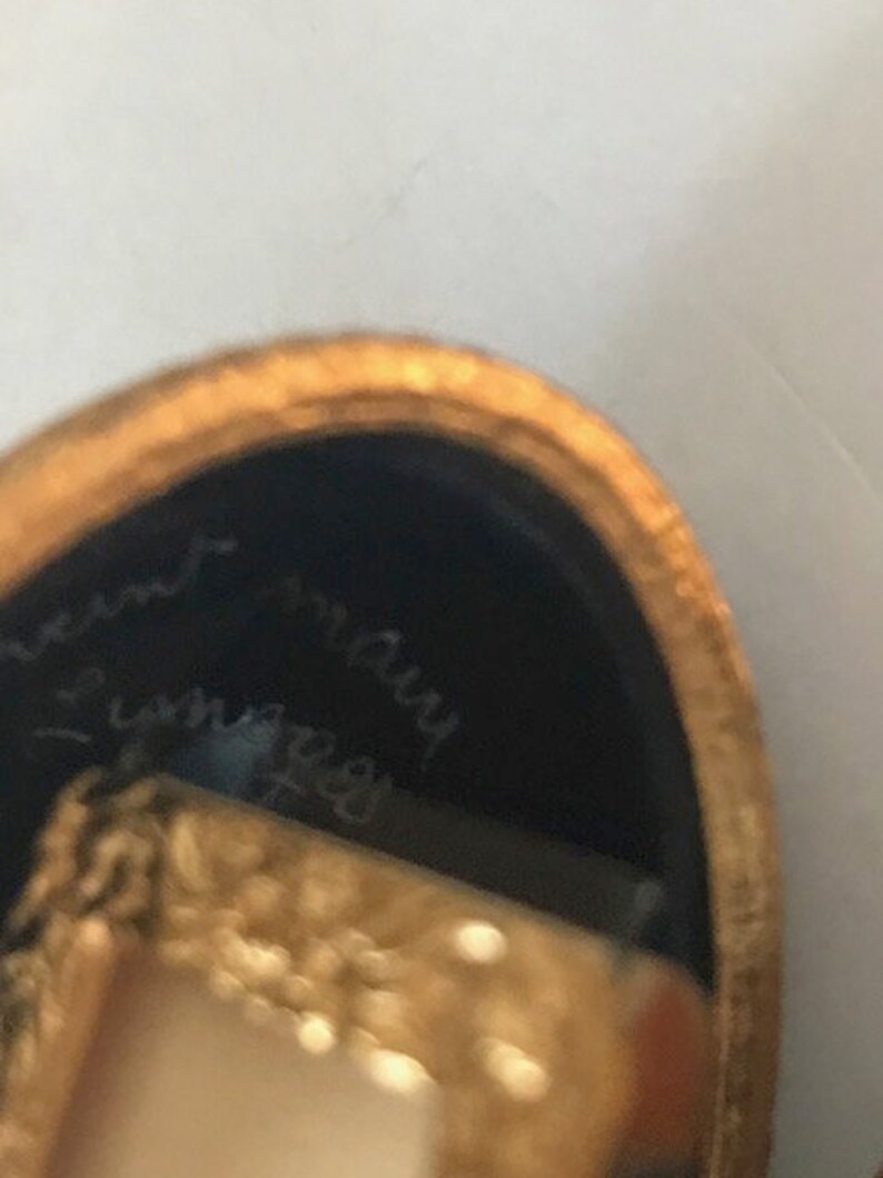 Egg-Shaped Limoges Collectors Box with Picture Frame