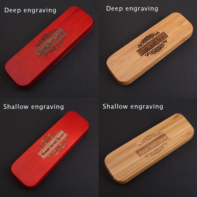 Wood Pen Set Monogrammed Pen Set Engraved Pen Case Personalized Pen Set with box Desktop Pen Holder Boss Gift groomsmen gift ideas