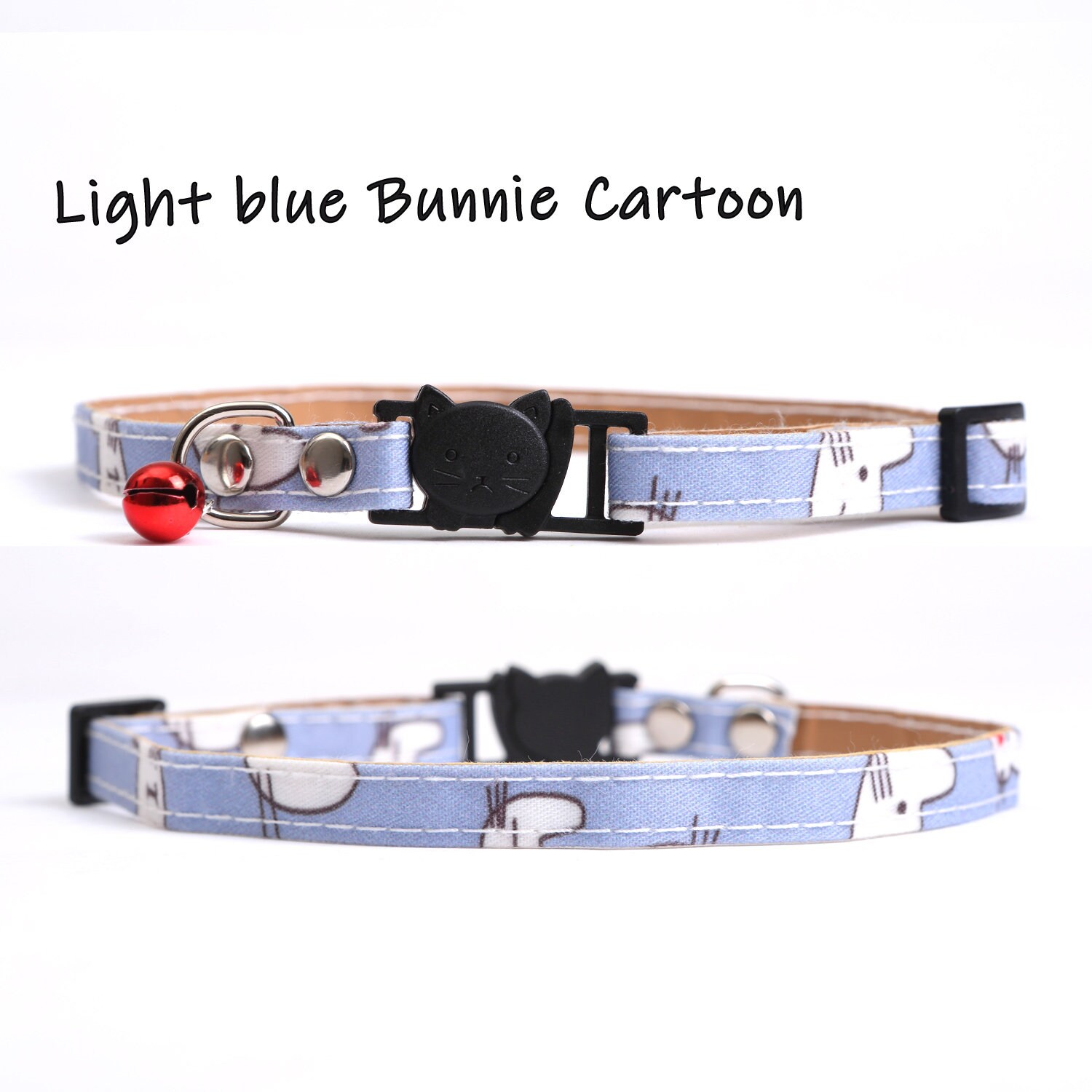 Cloth cute Cat Collar tag Personalized Cat Collars Cloth Etsy