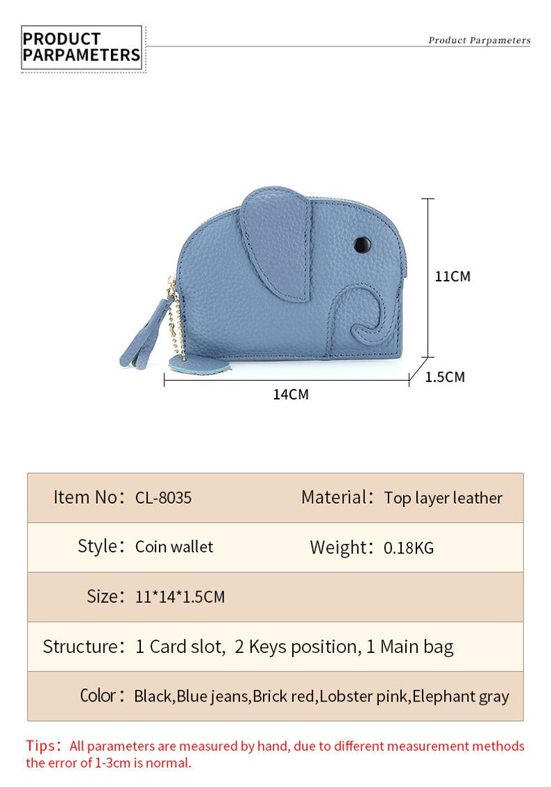 Leather Coin Purse Coin Pouch Zip Pouch Leather Mini Etsy