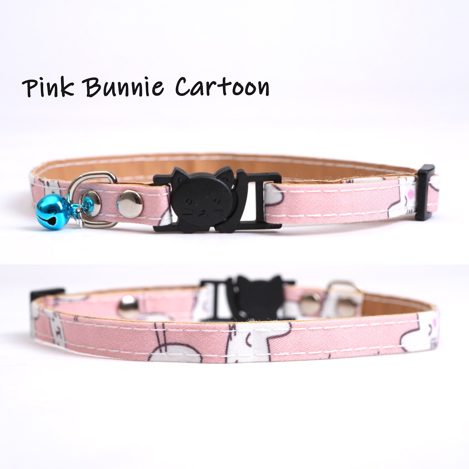 Cloth cute Cat Collar tag Personalized Cat Collars Cloth Etsy