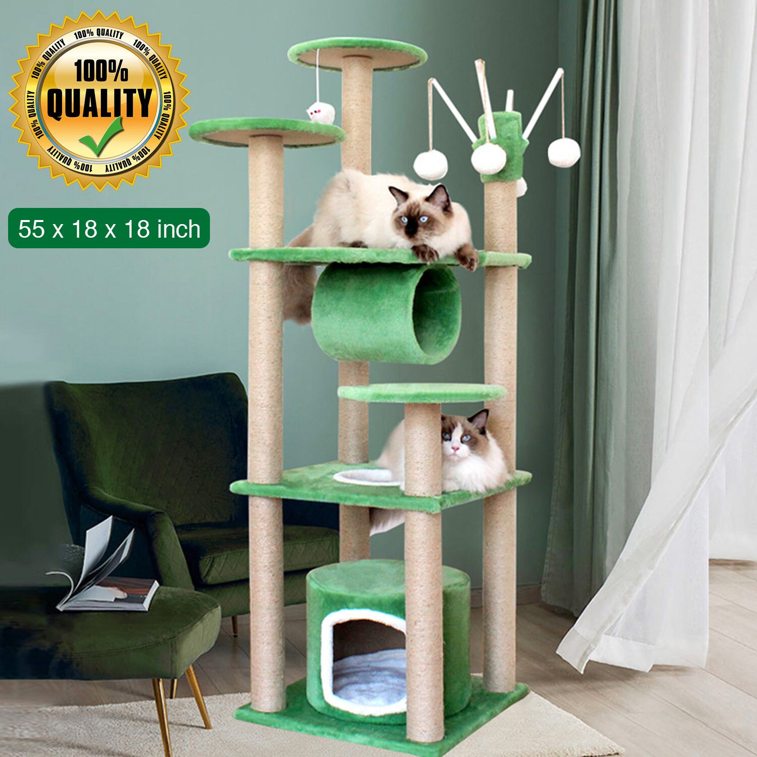 100 inch cat tree