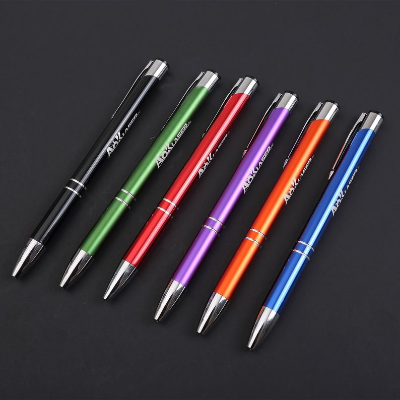 Personalized Business Pens Bulk Custom Text Order Marketing Etsy
