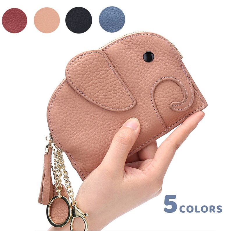 Leather Coin Purse Coin Pouch Zip Pouch Leather Mini Etsy