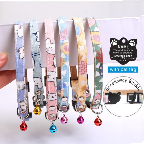 girly cat collars