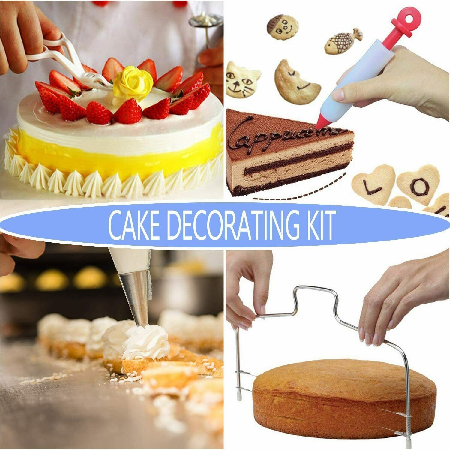 106PCS Cake Baking Kit Set of Baking Pastry Tools Cake Etsy