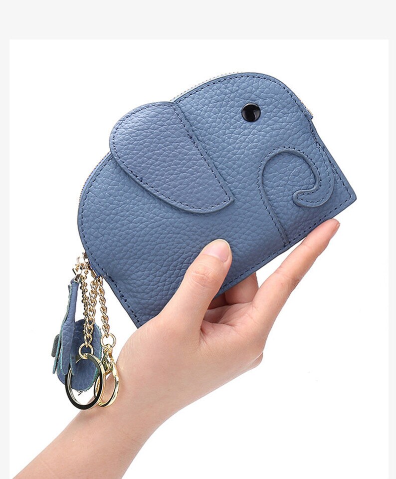 Leather Coin Purse Coin Pouch Zip Pouch Leather Mini Etsy