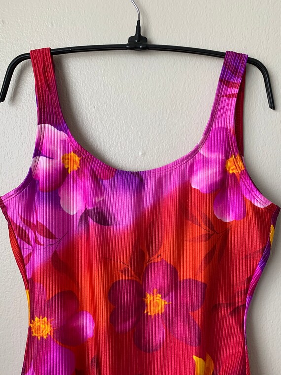 Vintage Plus Size Swimsuit | Size 1X | Floral One… - image 4