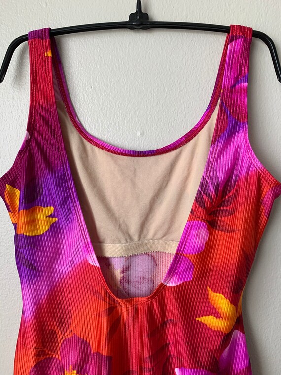 Vintage Plus Size Swimsuit | Size 1X | Floral One… - image 7