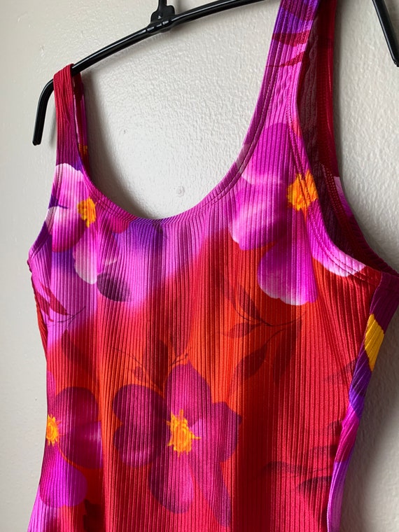 Vintage Plus Size Swimsuit | Size 1X | Floral One… - image 5