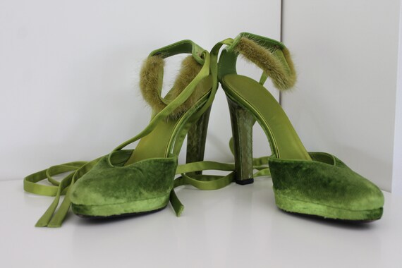 RARE! Moss green Gucci pumps A/W 2004 Tom Ford las