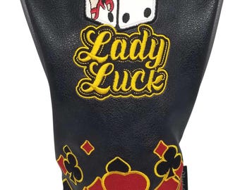 Lady Luck Embroidered Driver Headcover by ReadyGOLF