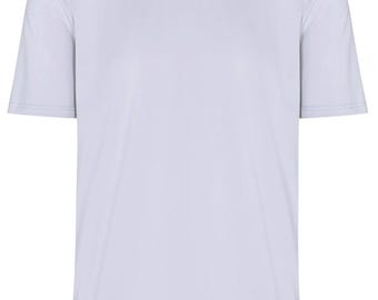 Men’s Grey Mock Neck Stretch Fit Polo Shirt by ReadyGOLF