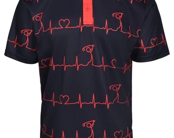 EKG Men's Golf Polo Shirt by ReadyGOLF