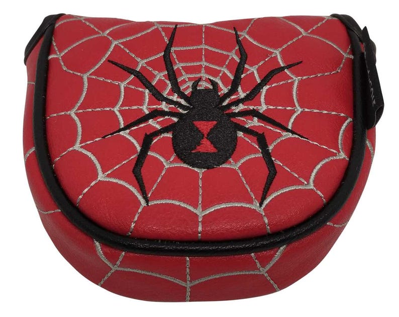 Black Widow Embroidered Putter Cover - Mallet by ReadyGOLF