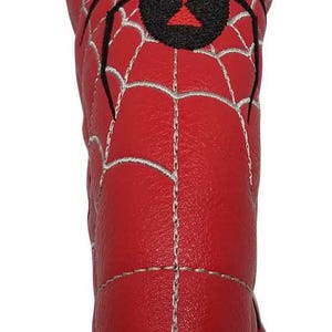 Black Widow Embroidered Putter Cover - Blade by ReadyGOLF
