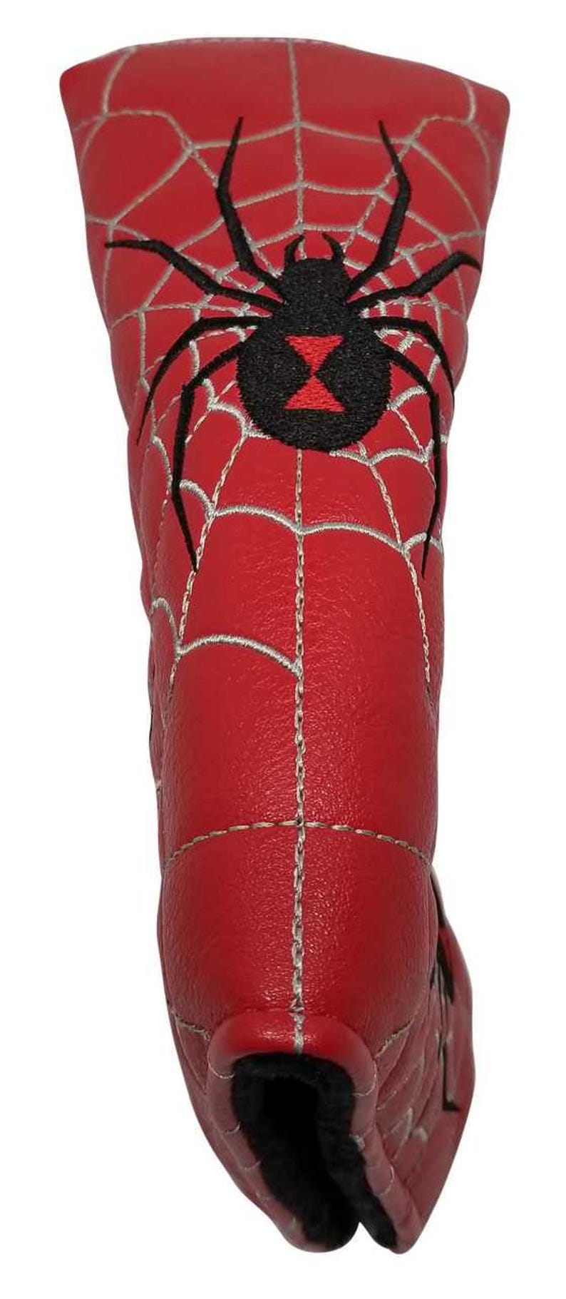 Black Widow Embroidered Putter Cover - Blade by ReadyGOLF