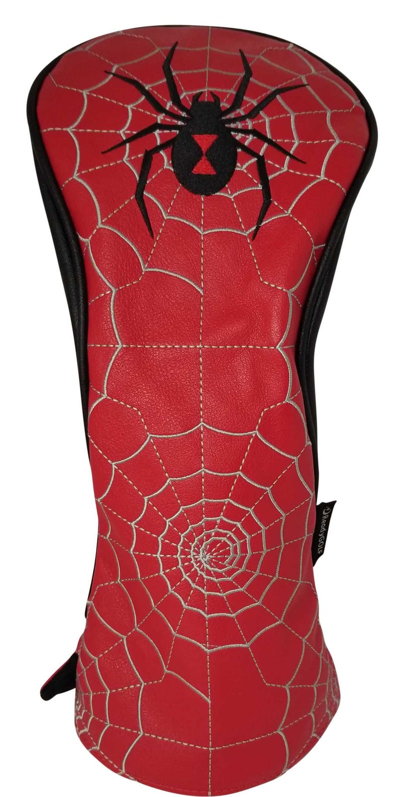 Black Widow Spider Embroidered Driver Headcover by ReadyGOLF