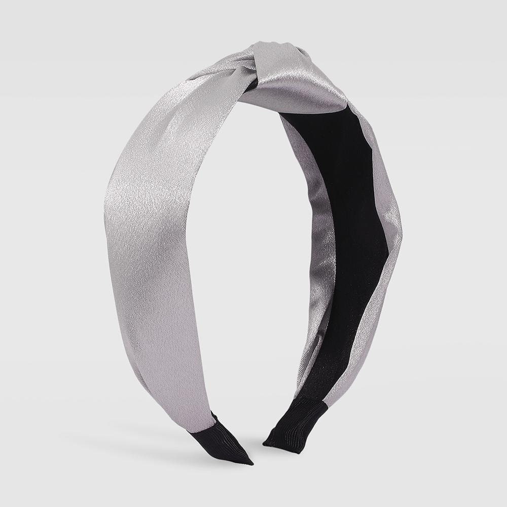 Top Knot Headband Satin Knotted Spring Color Wide Headbands Etsy