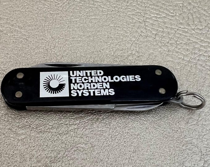 Vintage Classic 1970's Victorinox Swiss Army Knife Commemorative Advertising Business Gift - Never used! Salesman Sample!