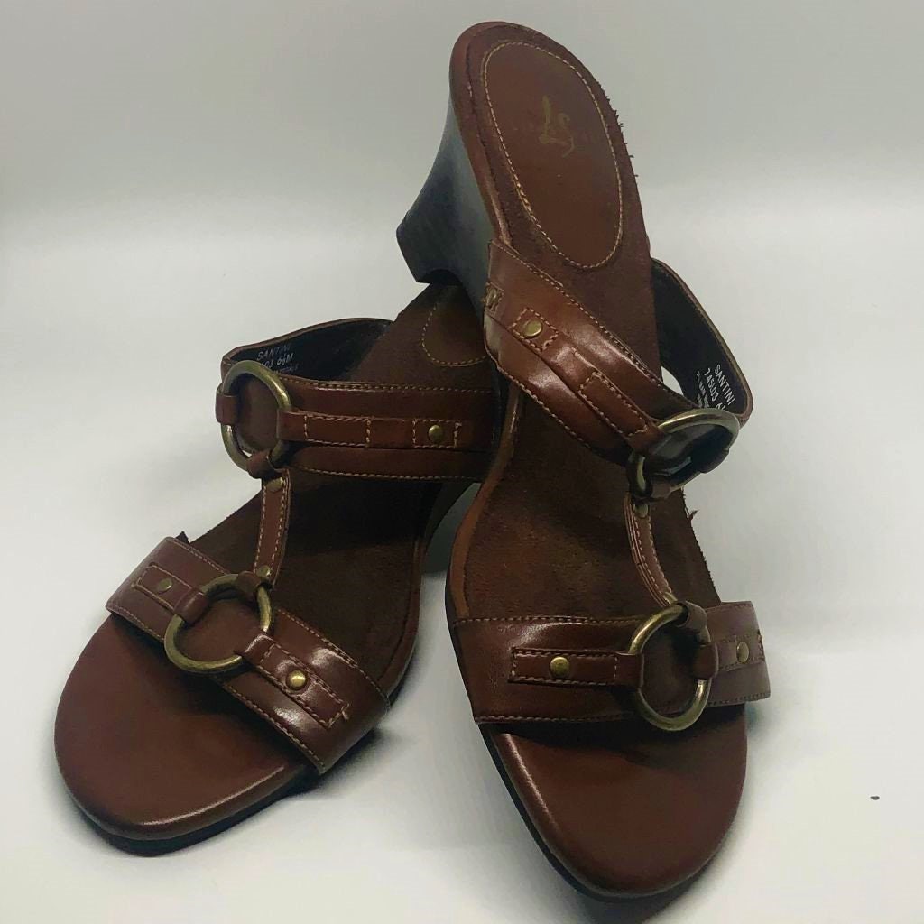 Vintage Wedge Sandals - Never Worn