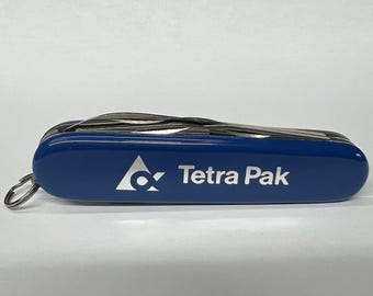 Vintage Early 1990's Swiss Army Tetra Pak Promotional Tinker Knife by Victorinox Switzerland Salesman Sample. Never Used!