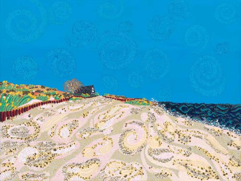 East Hampton, Long Island Art, Hamptons, Beach Scene, Hamptons Style, Beach Art, Hamptons Decor, Long Island Wall Art, La Playa, Ocean Art image 1