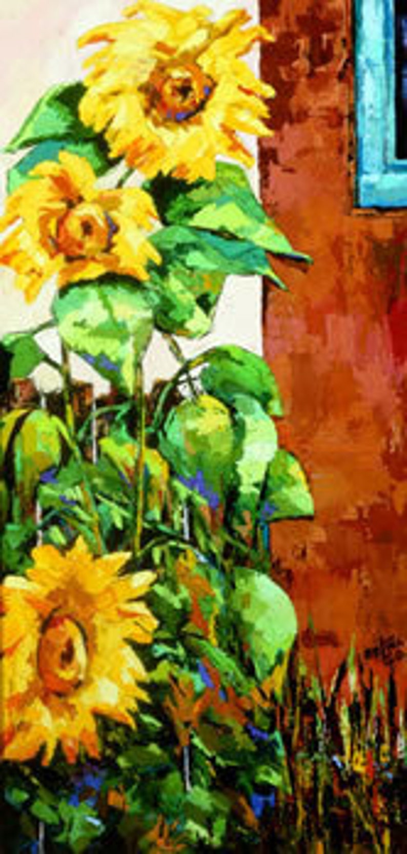 Sunflowers, Sunflower, Sunflower Art. Sunflower Gift, Sunflower Wall Art, Sunflower Decor, Sunflower Print, Sunflower Art Print, Garden Art image 1