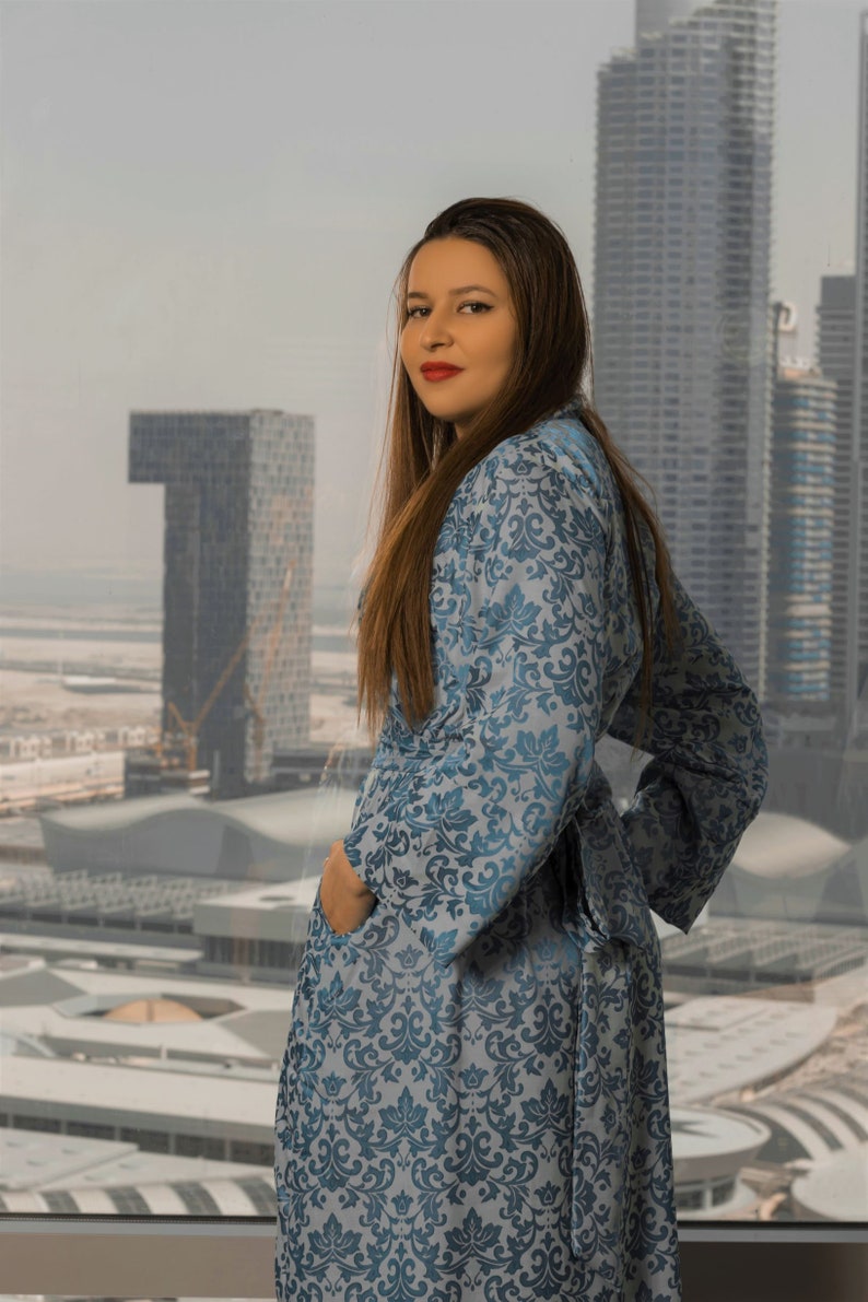 silk robe for plus size
