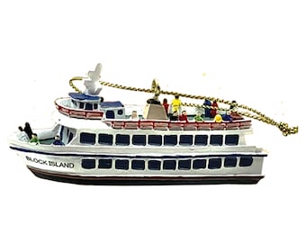 My Little Town Block Island Ferry ornament
