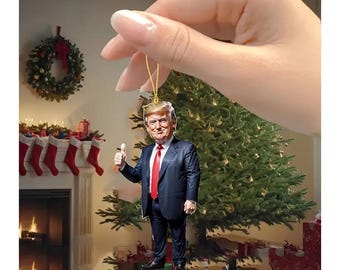 Donald Trump 2024 Christmas ornament - 2D Acrylic