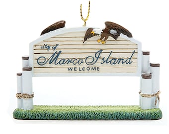 My Little Town Welcome to Marco Island ornament