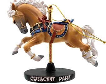 My Little Town Crescent Park carrousel paardenornament