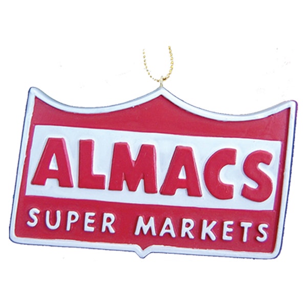 Mon ornement d’insigne Little Town Almacs Super Market