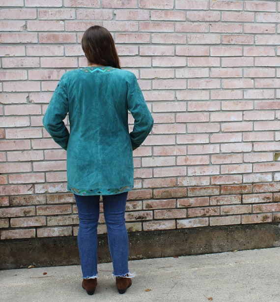 Vintage Char, Santa Fe Suede Jacket - image 3