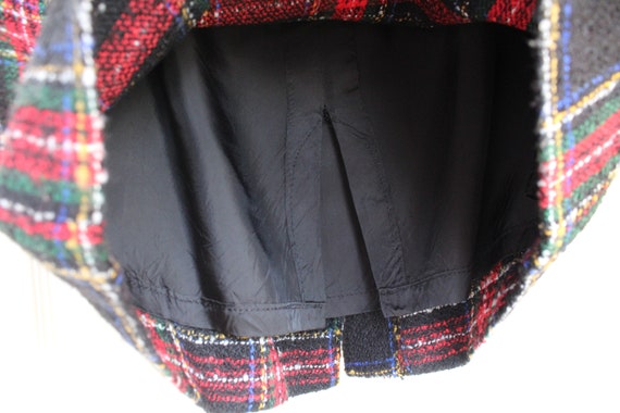 High Waisted Plaid Skirt - image 7