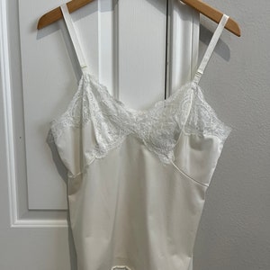 Vintage Shadowline Cream Camisole