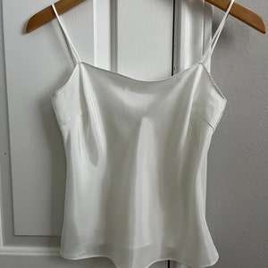 Vintage Milly White Slip Top