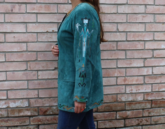 Vintage Char, Santa Fe Suede Jacket - image 5